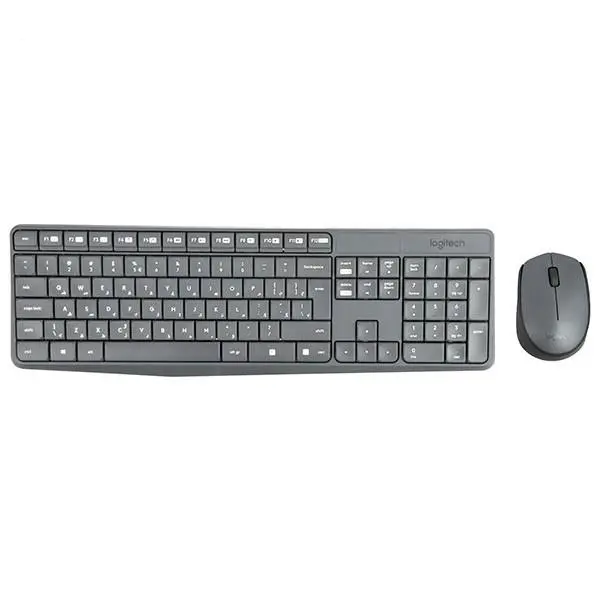 کیبورد و ماوس بی سیم لاجیتک مدل MK235 با حروف فارسی